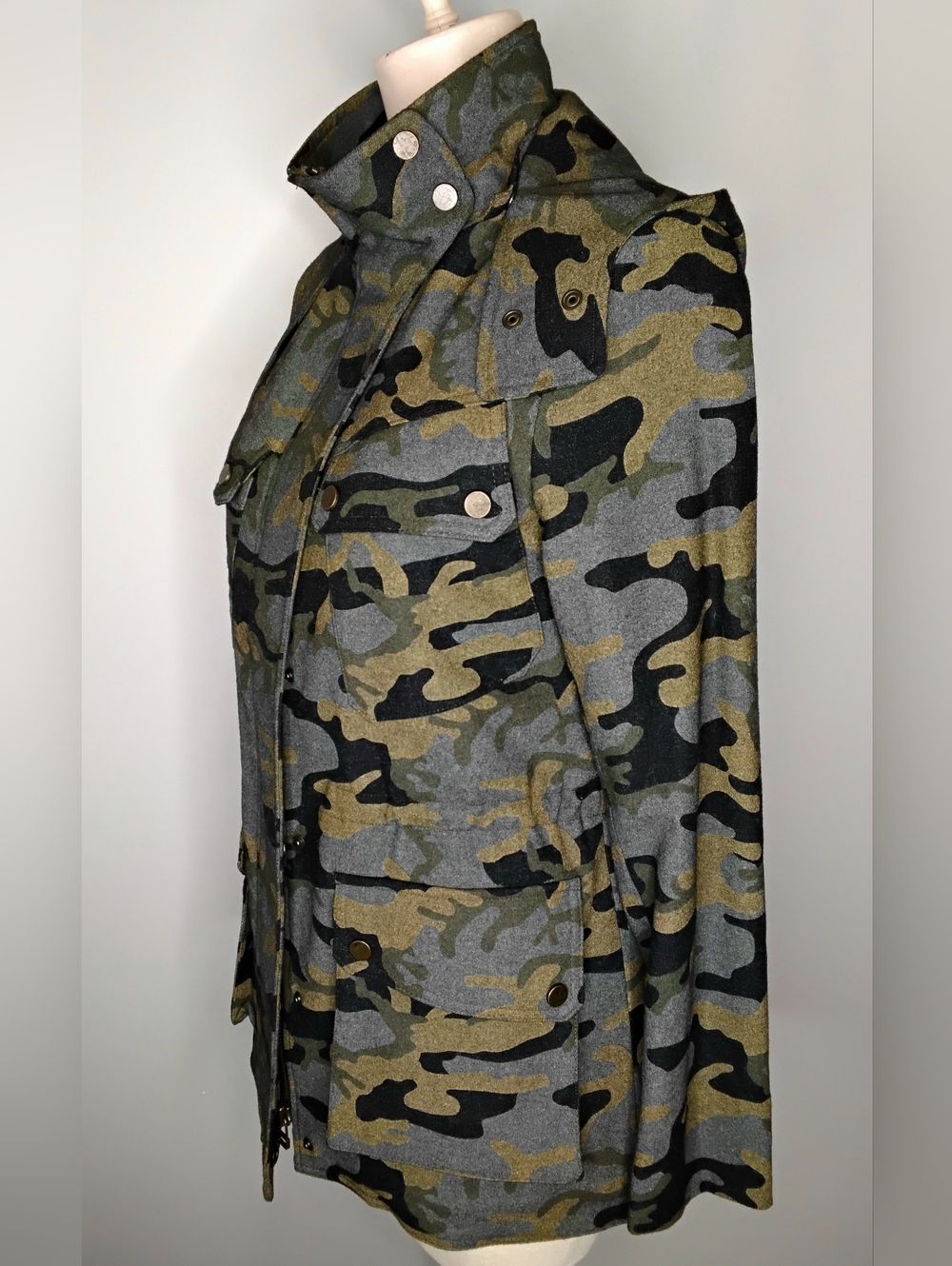 Veronica Beard Hooded Camo Jacket NWT